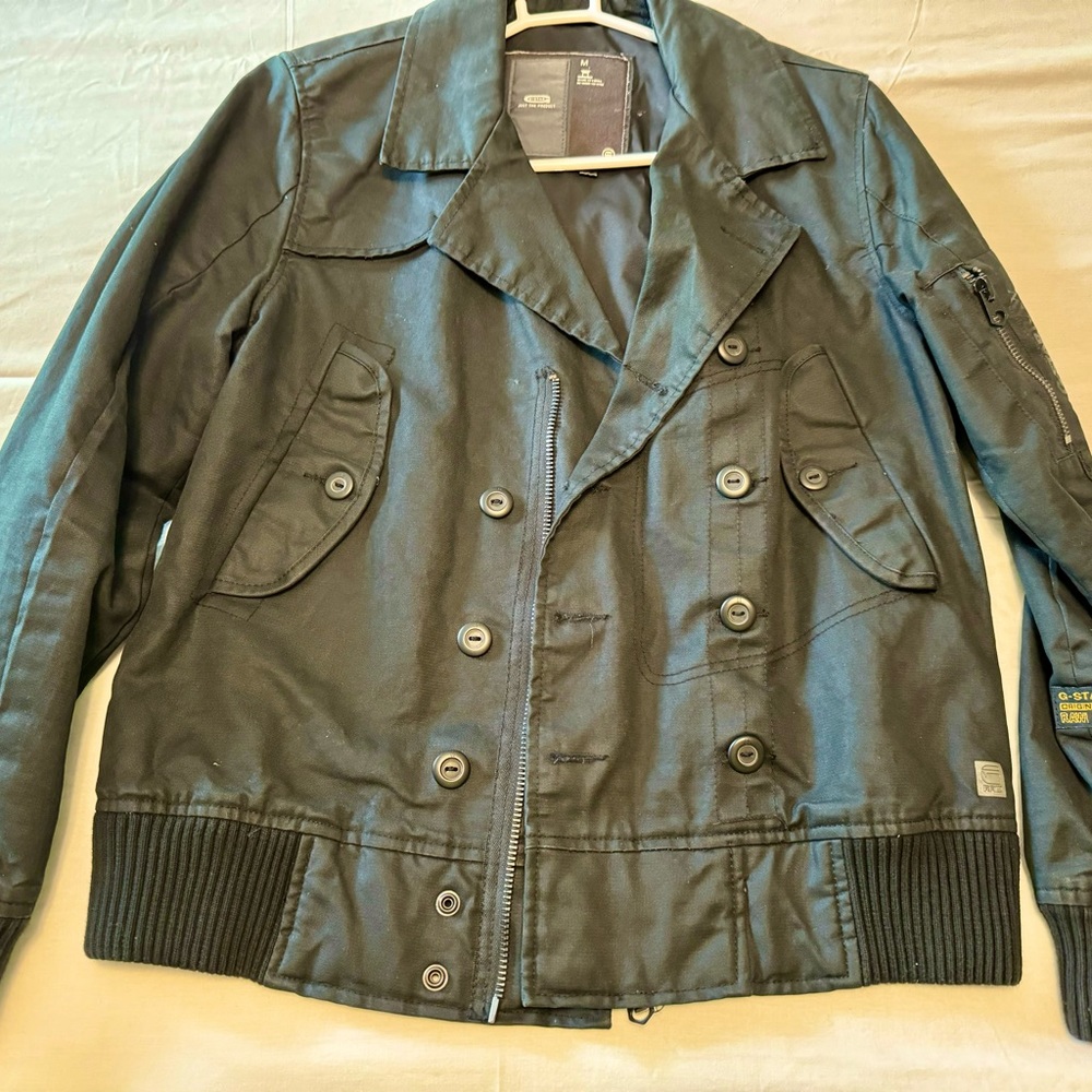 Gently worn, almost new, G-Star Raw men’s, medium size button and zip jacket